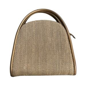 Stuart Weitzman Gold Textured Clutch